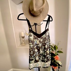 Free people tank + tie back